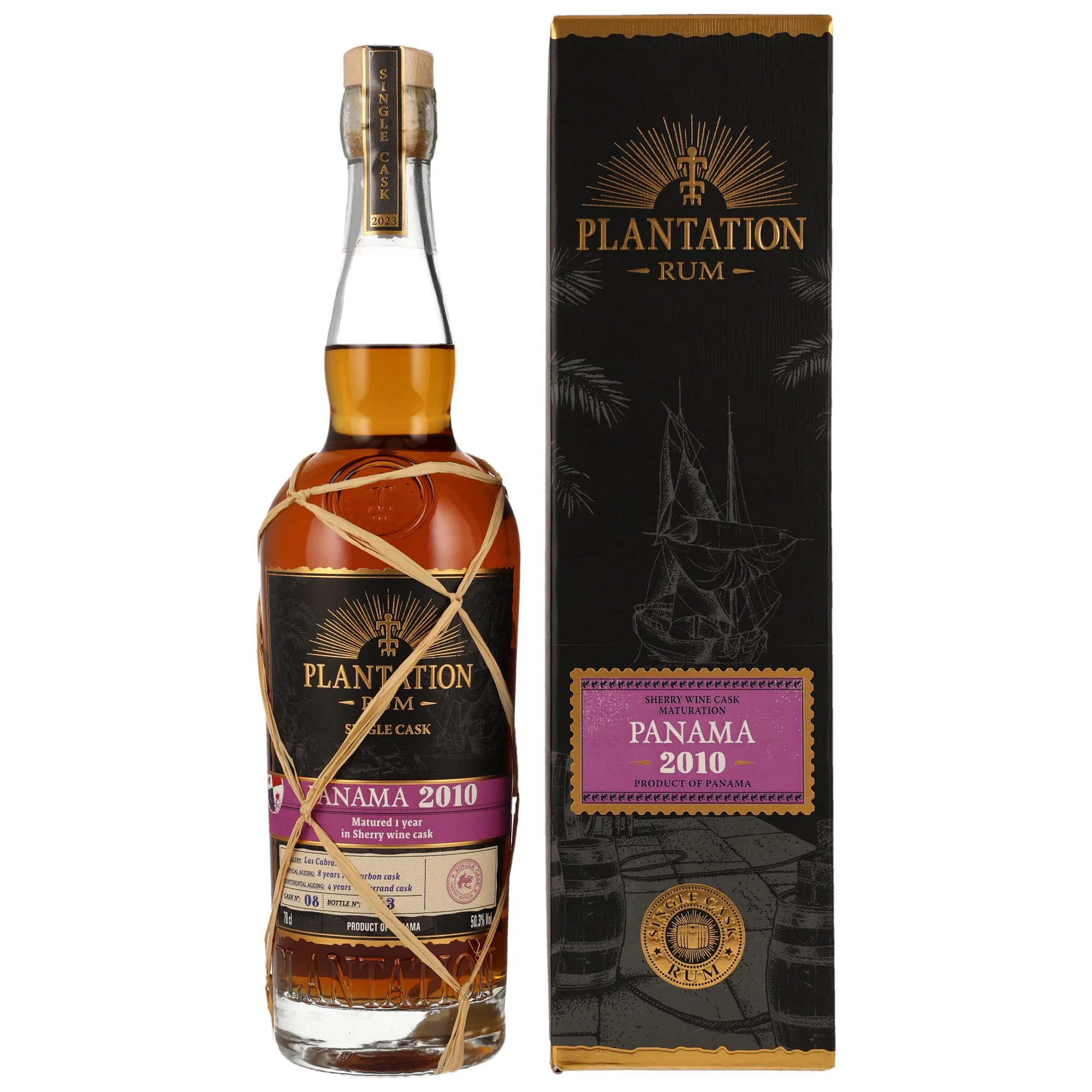 Plantation Rum Panama 2010-2023 / Single Cask #08 / 50,3% Vol. 0,7l / Sherry Finish 