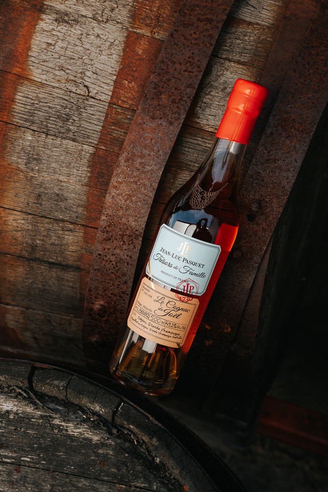 Jean-Luc Pasquet Le Cognac de Joël Grande Champagne L.88/82 Trésors de Famille 49,2% Vol. 0,5l
