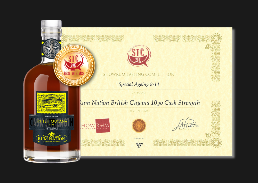 Rum Nation British Guyana 10 Jahre Cask Strength, 56,4% Vol. 0,7 ltr.