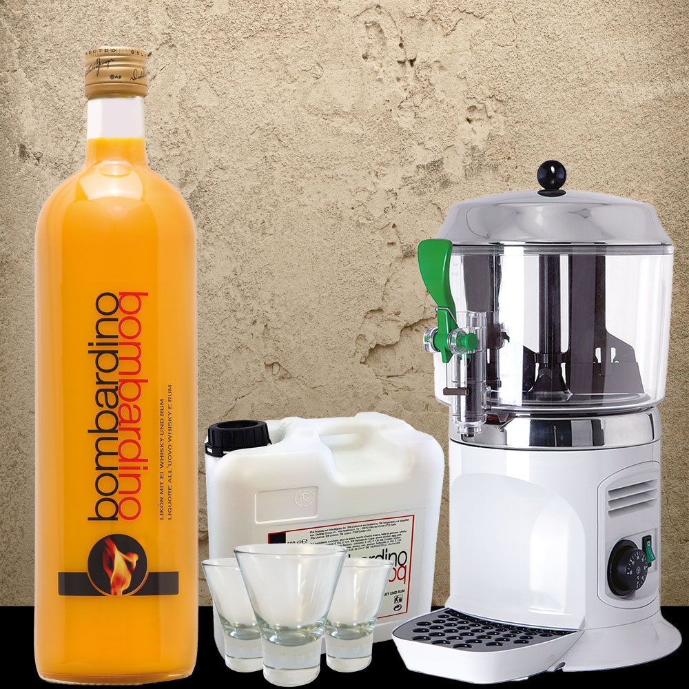 Scirocco Hot Bombardino Dispenser gebraucht / mit neuem 5 ltr. Tank