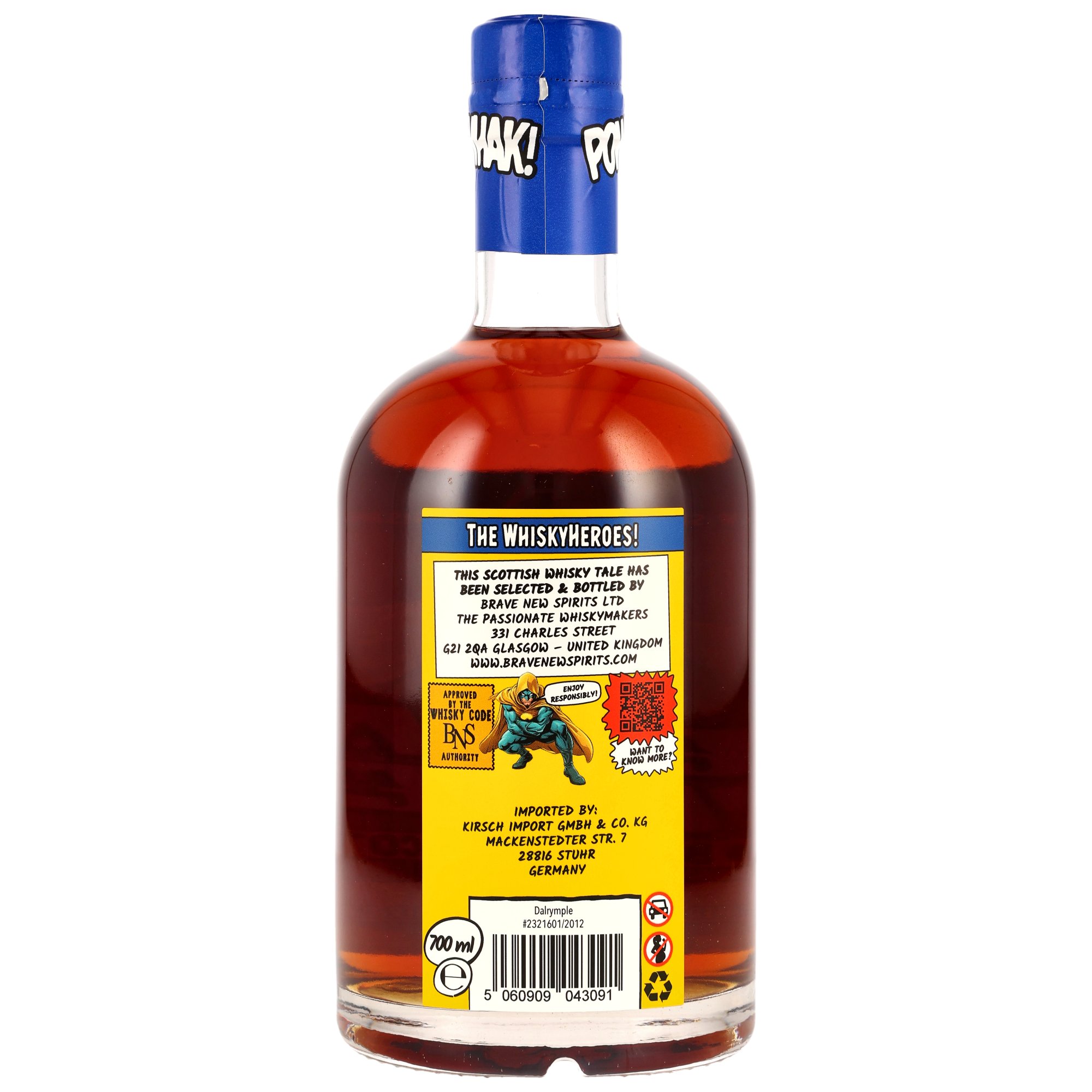 Dalrymple 13 Jahre / The Quiet Blade / Whisky Heroes  / Brave New Spirits / 57,9% 0,7l 