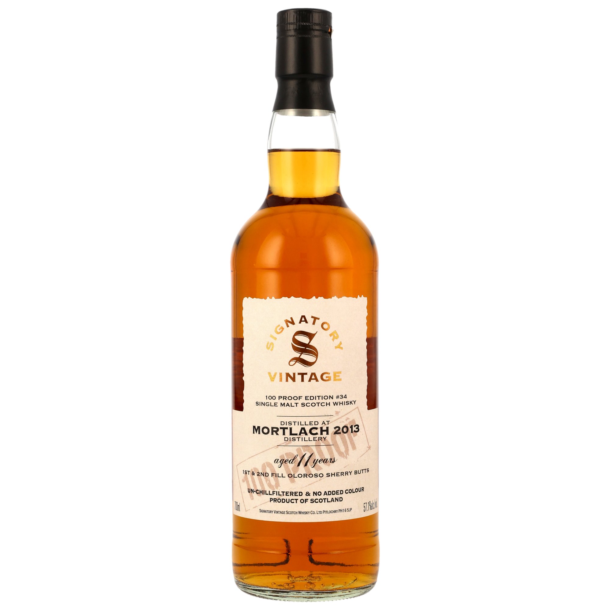 Mortlach 2013-2024 / 11 Jahre / Signatory 100 PROOF Edition #34 / 57,1% 0,7l