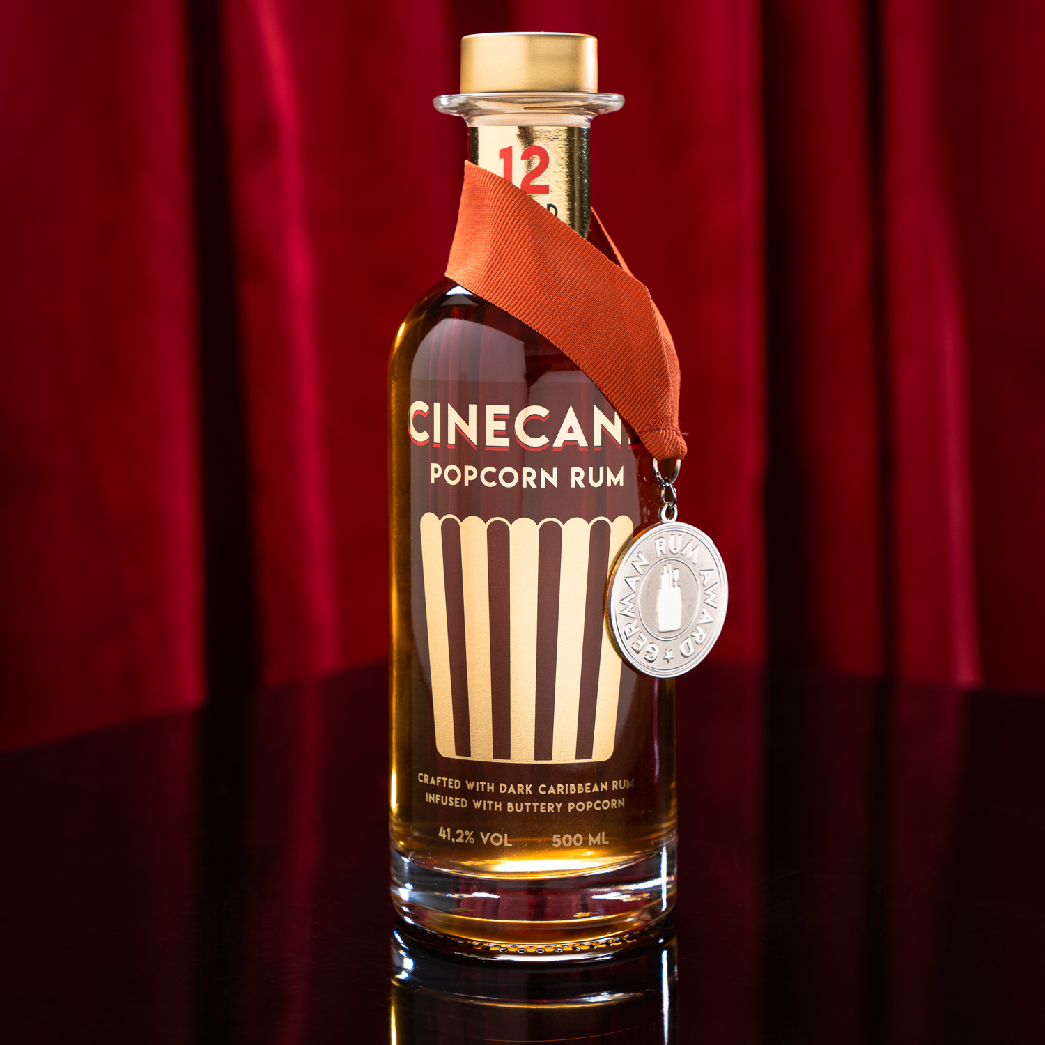 Cinecane Popcorn Rum / 0,5 ltr. 41,2% Vol.