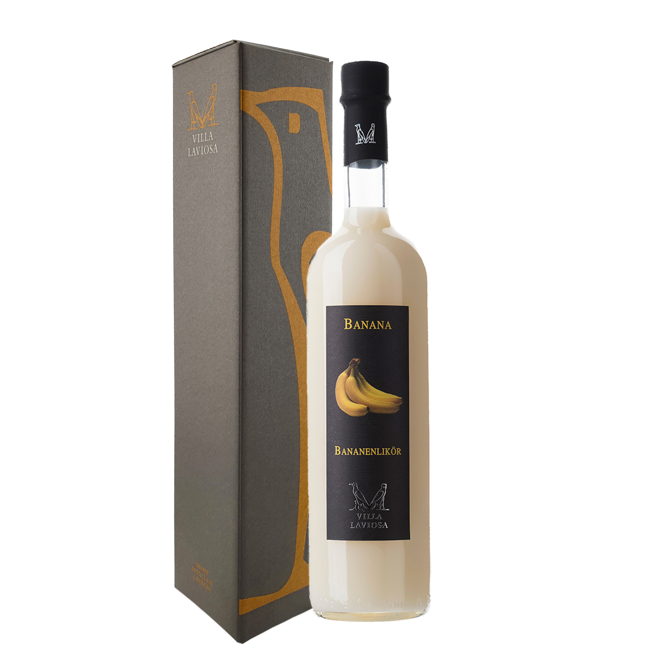 Villa Laviosa Sahne Banane Likör, 17% Vol. 0,5 ltr. / Geschenkkarton