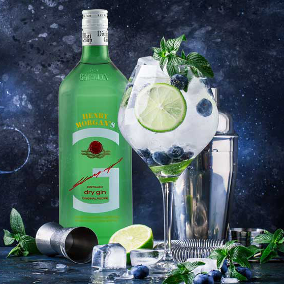 Henry Norman´s Dry Gin / 38% Vol. 1,0 ltr. / Barman