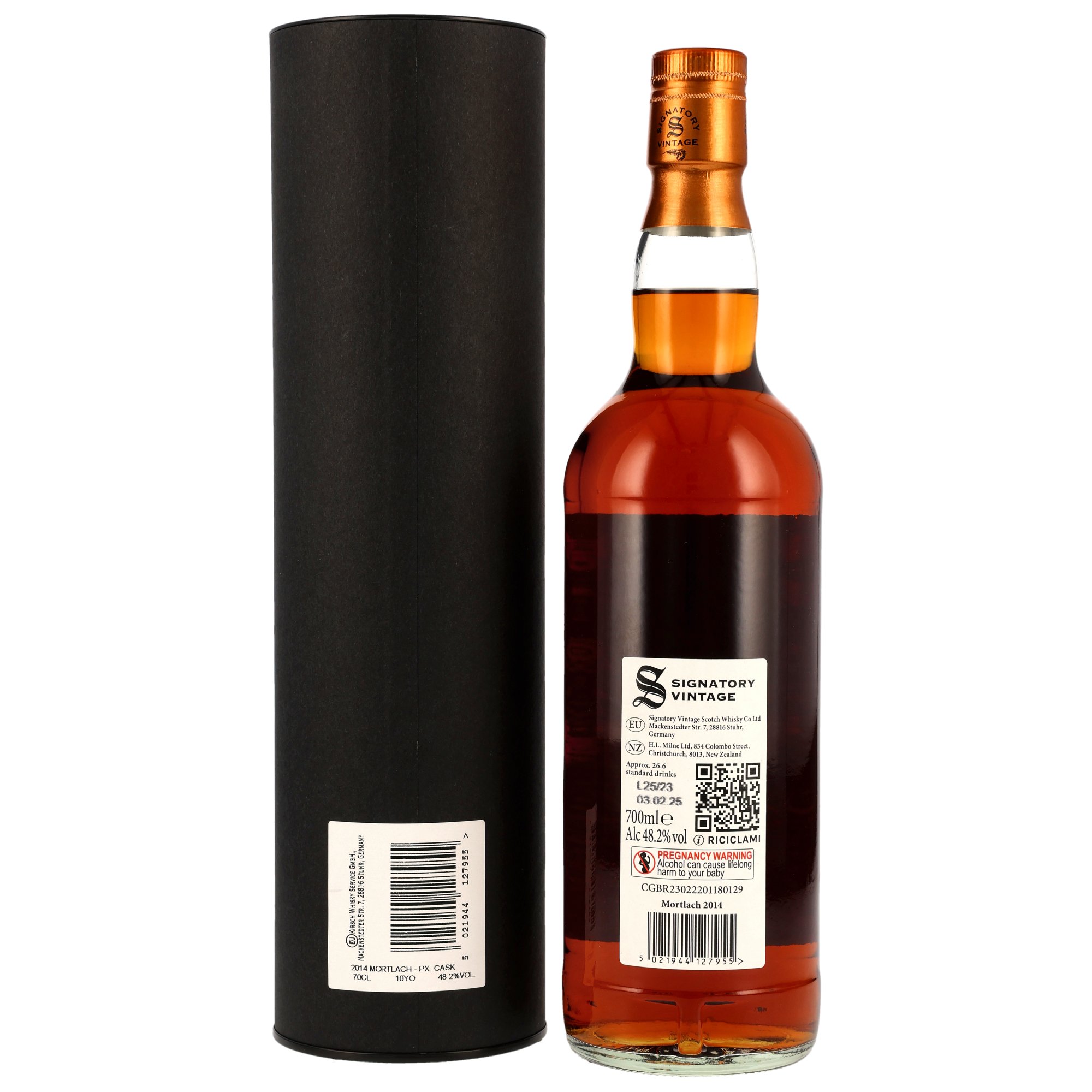 Mortlach 2014-2025 / 10 Jahre / Signatory Small Batch Edition #15 / 48,2% 0,7l