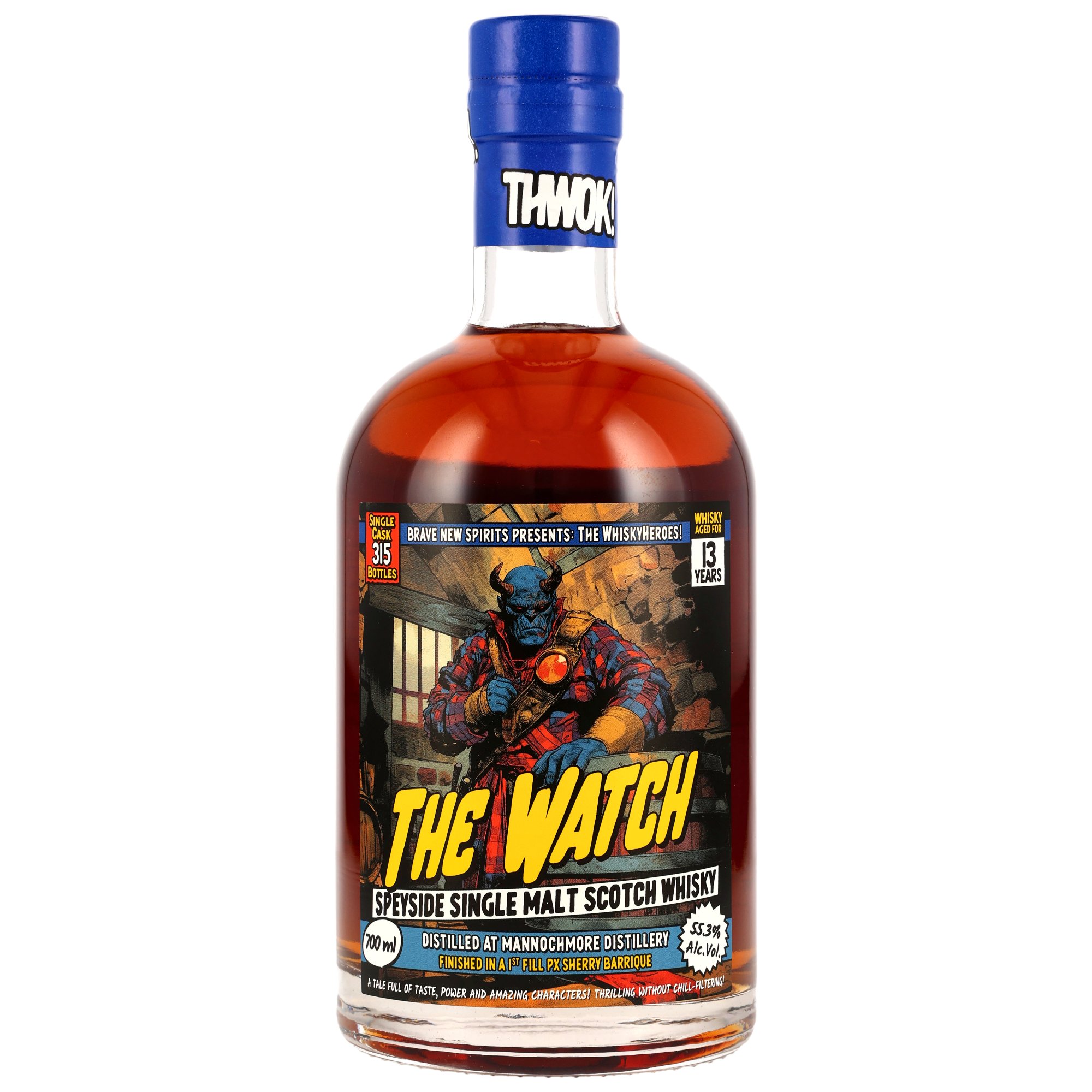 Mannochmore 13 Jahre / The Watch / Brave New Spirits / 55,3% 0,7l / Whisky Heroes 