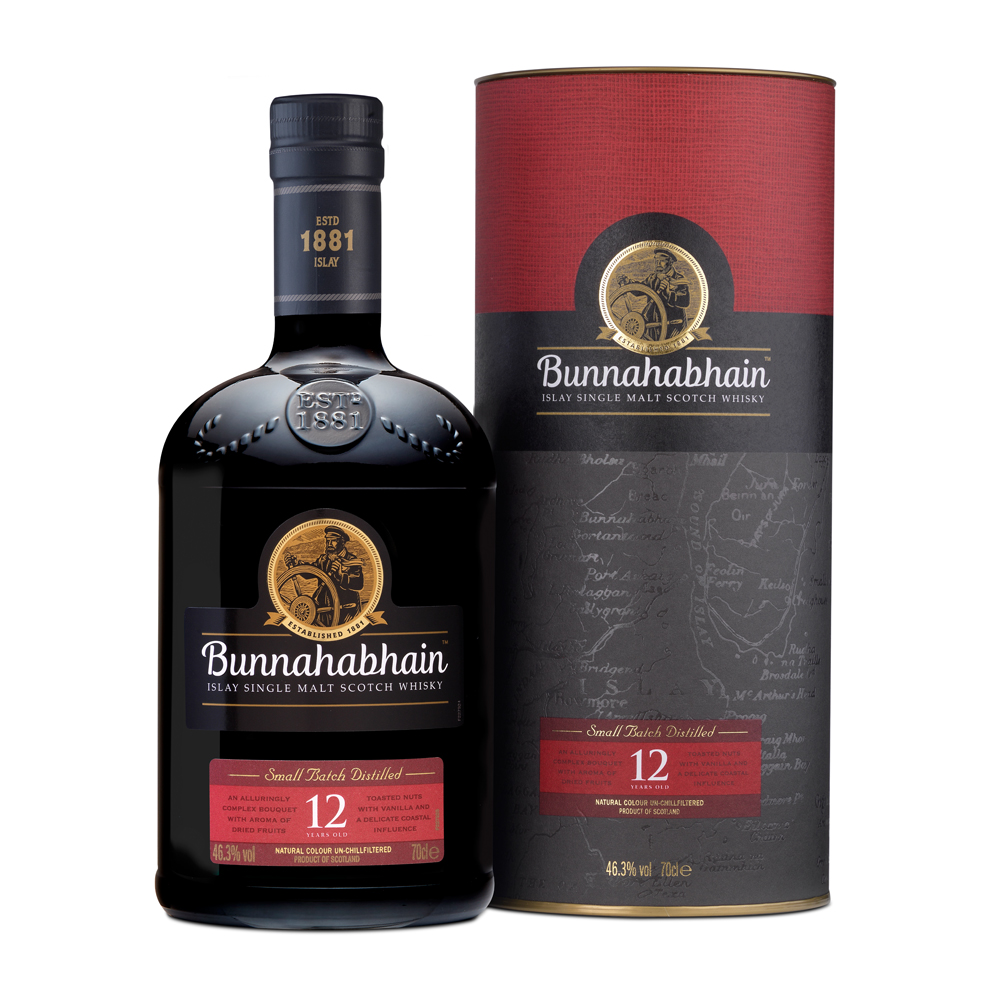 Bunnahabhain 12 Jahre / Small Batch Distilled / 46,3% 0,7l / Islay Single Malt 