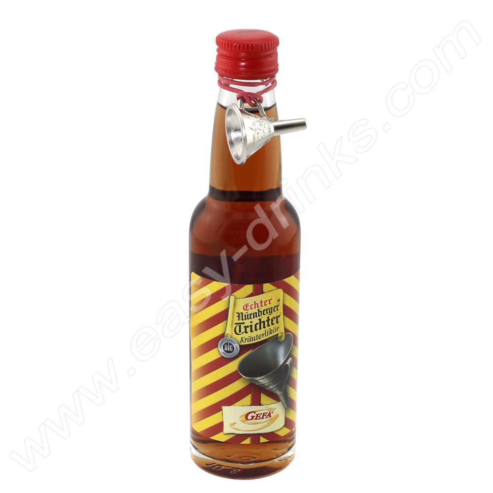 GEFA Nürnberger Trichter / fruchtiger Kräuterlikör / 32% Vol. 0,1 ltr.