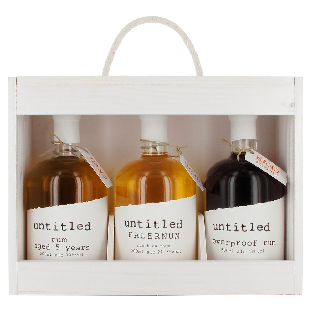 untitled Selektion Rum, Holzkiste 3 x 0,5 ltr.