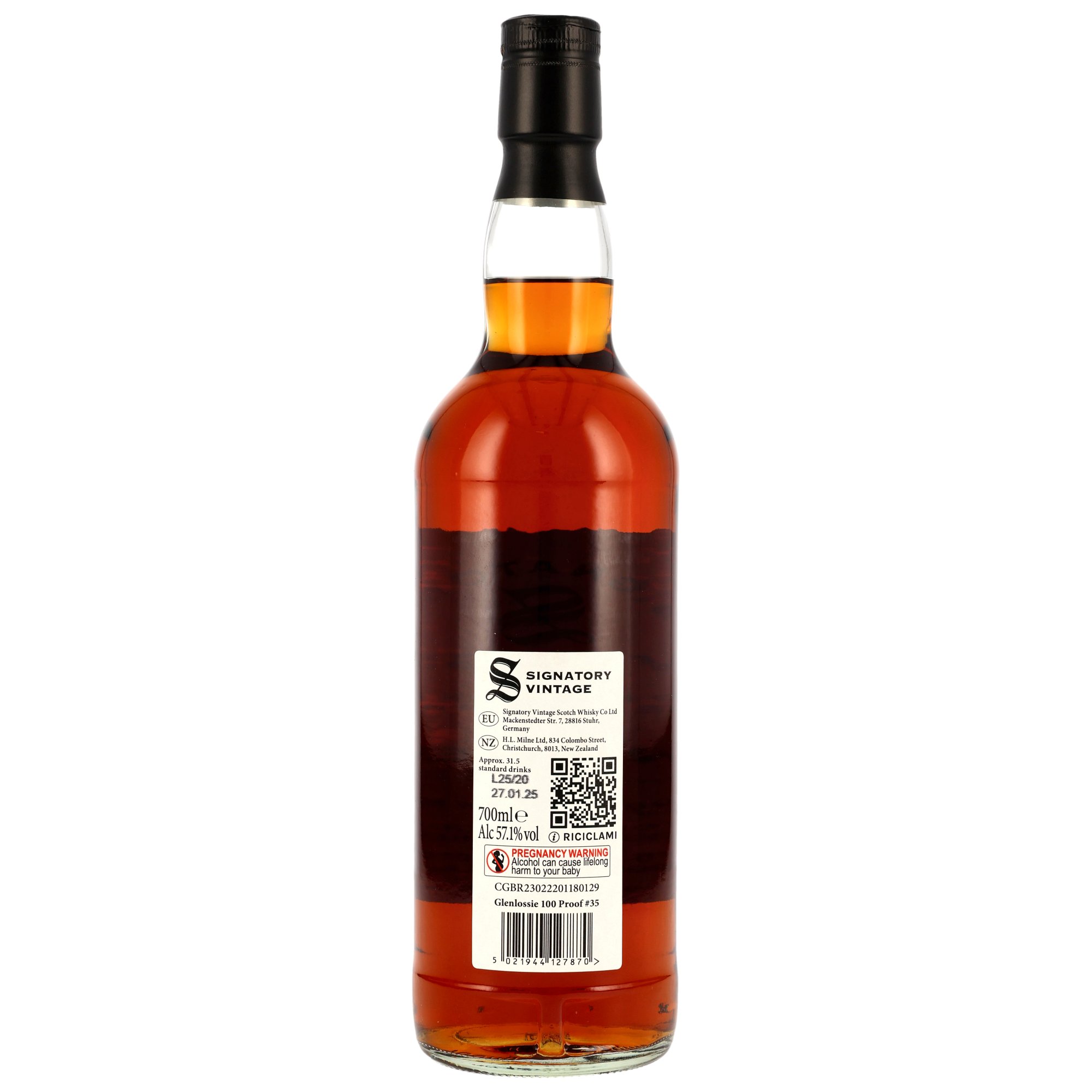 Glenlossie 2012-2025 / 12 Jahre / Signatory 100 Proof #35 / 57,1% 0,7l / Single Malt 