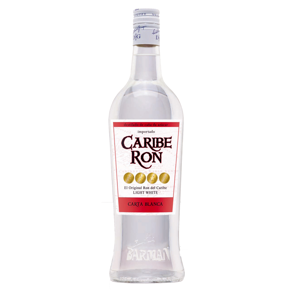 Caribe Ron Carta Blanca, 38% Vol. 1,0 ltr.