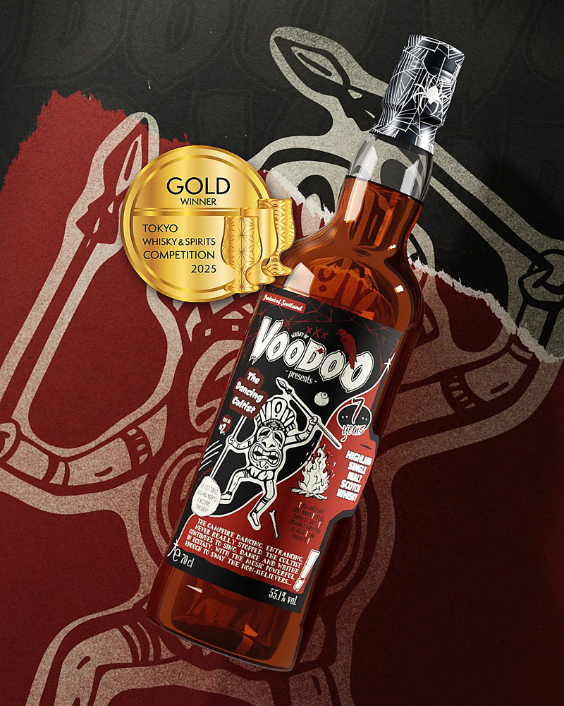 Whisky of Voodoo: The Dancing Cultist II / 7Jahre Brave New Spirits (Blair Athol) / 55,1% 0,7l