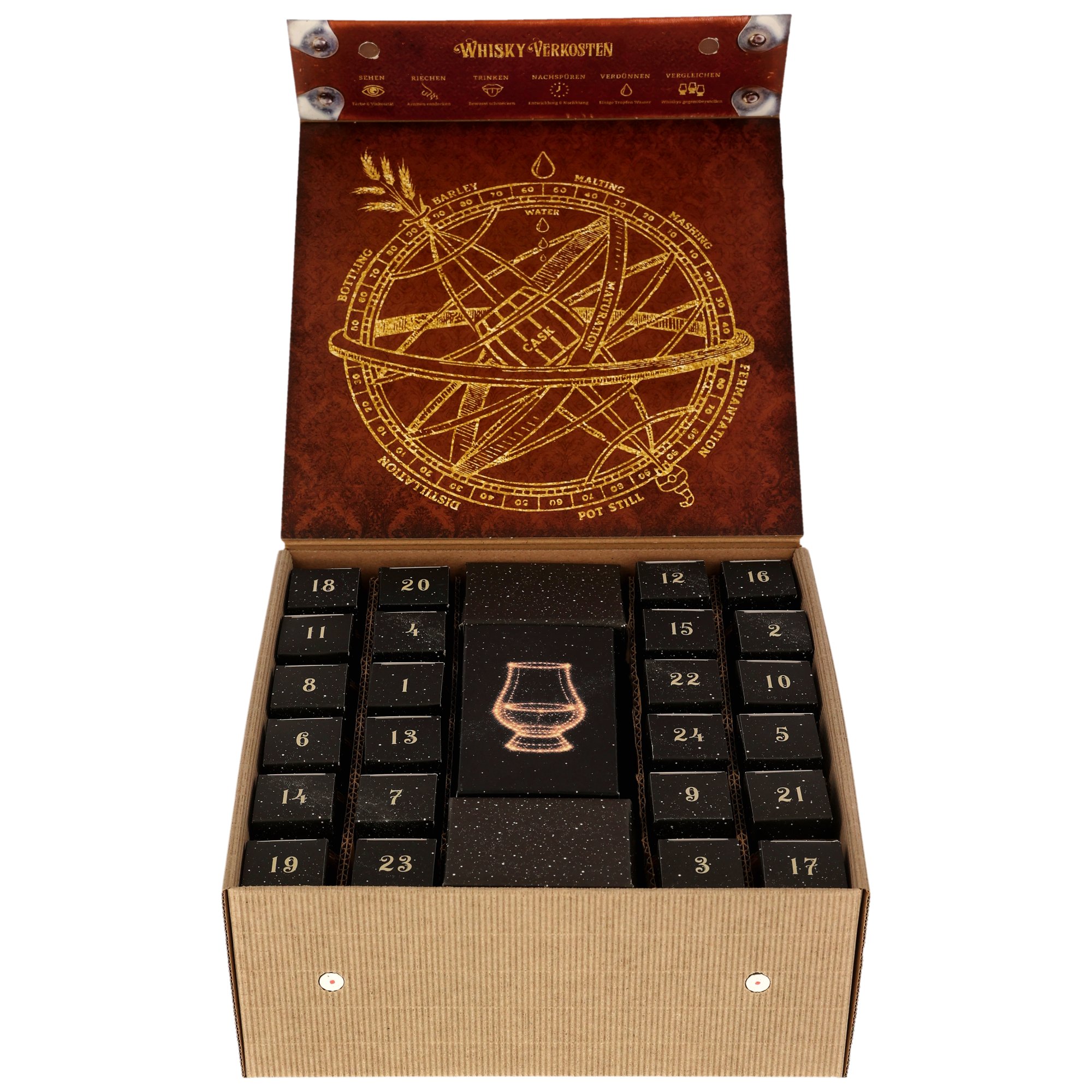 Whisky Wonder World Adventskalender 2026 / 48,7% / 24 x 20 ml. incl. Tasting Glas