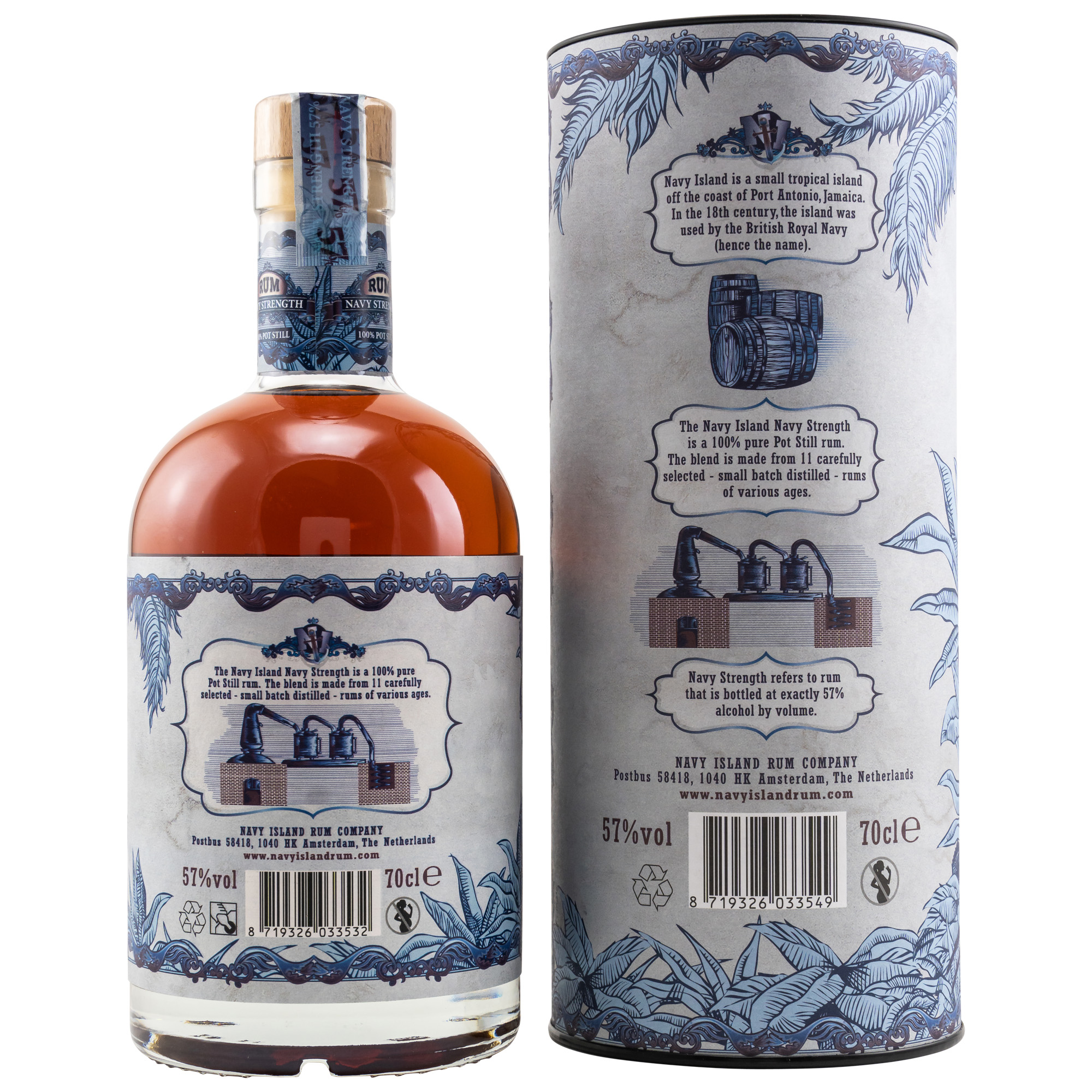 Navy Island Navy Strength / 100% Pot Still Jamaica Rum / 57% 0,7 ltr.