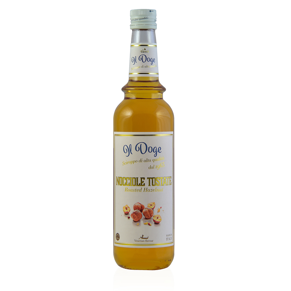 Il Doge Sirup geröstete Haselnuss - roasted hazelnut / 0,7 ltr. Alkoholfrei / Glutenfrei / Halal