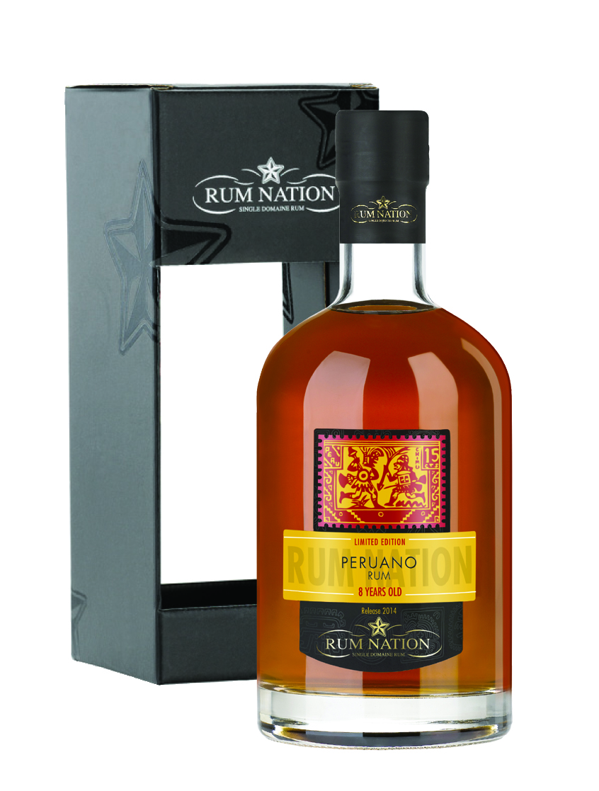 Rum Nation Peru Rum 8 Jahre 42% Vol. 0,7l in Geschenkpackung