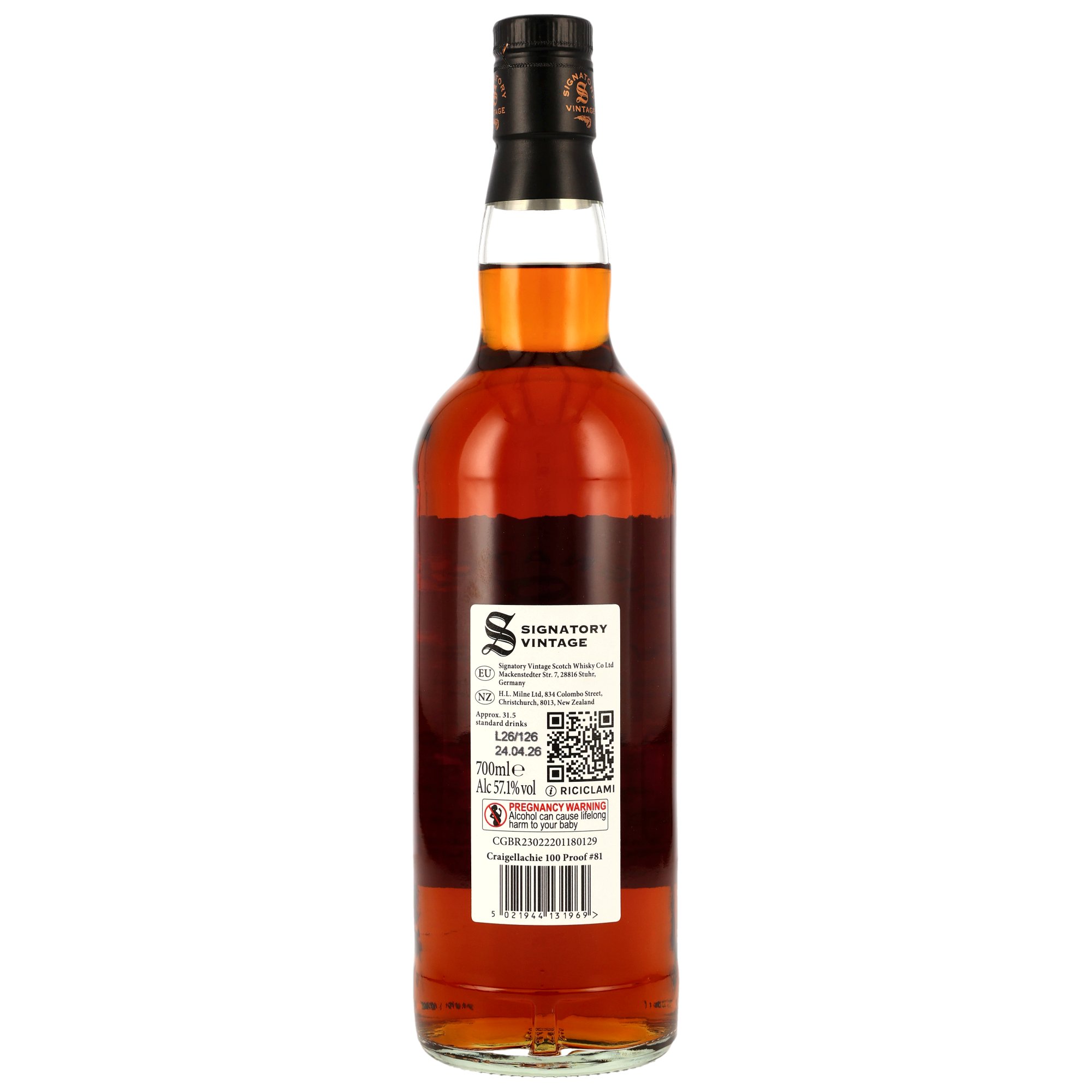 Balmenach 2016-2026 / 10 Jahre 1st fill Oloroso Sherry Finish / Signatory 100Proof Edition #79 / 57,1% 0,7l 