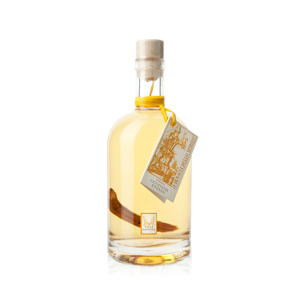 Villa Laviosa Grappa Enzian / 40% Vol. 0,7 ltr.