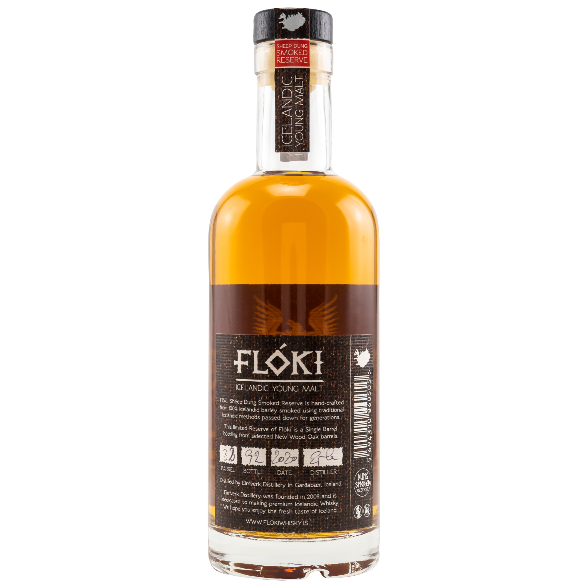 Floki Young Malt - Sheep Dung Smoked Reserve Barrel 32 / 47% Vol. 0,5 ltr.