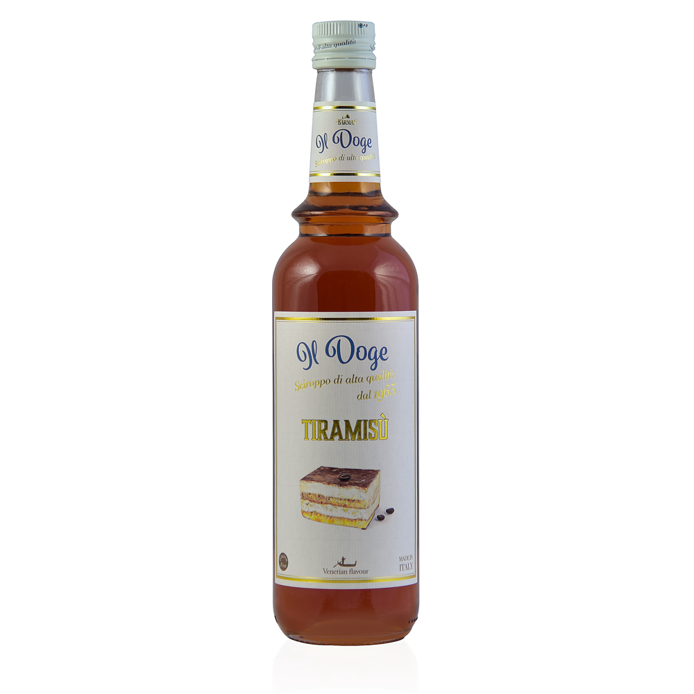 Il Doge Sirup Tiramisu / 0,7 ltr. Alkoholfrei / Glutenfrei / Halal