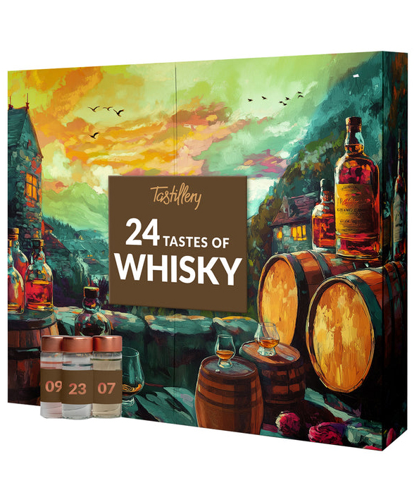 Whisky „24 Tastes“ Adventskalender Edition 2025 / 24 x 30 ml. / incl. Magazin 