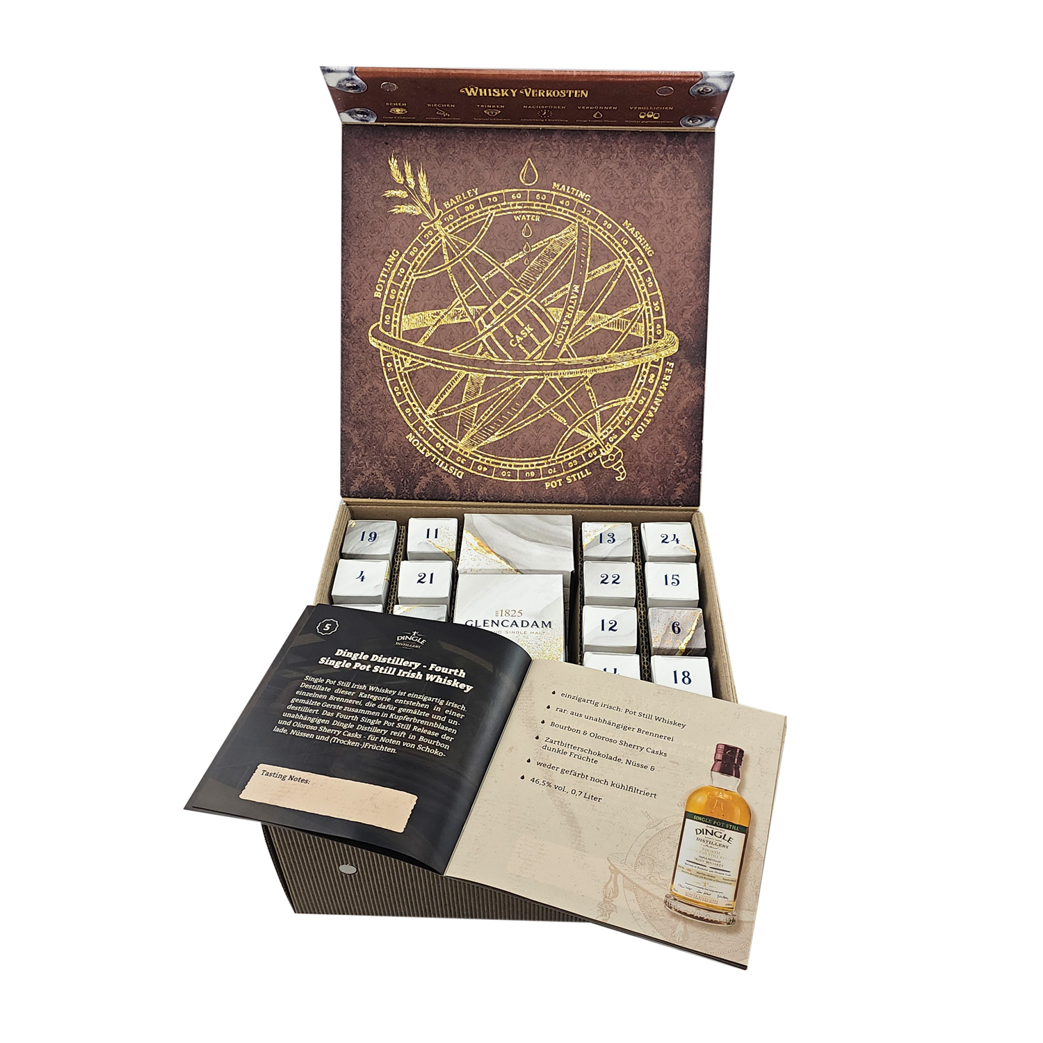 Whisky Wonder World Adventskalender 2024 / 46,5% / 24 x 20 ml. incl. Tasting Glas