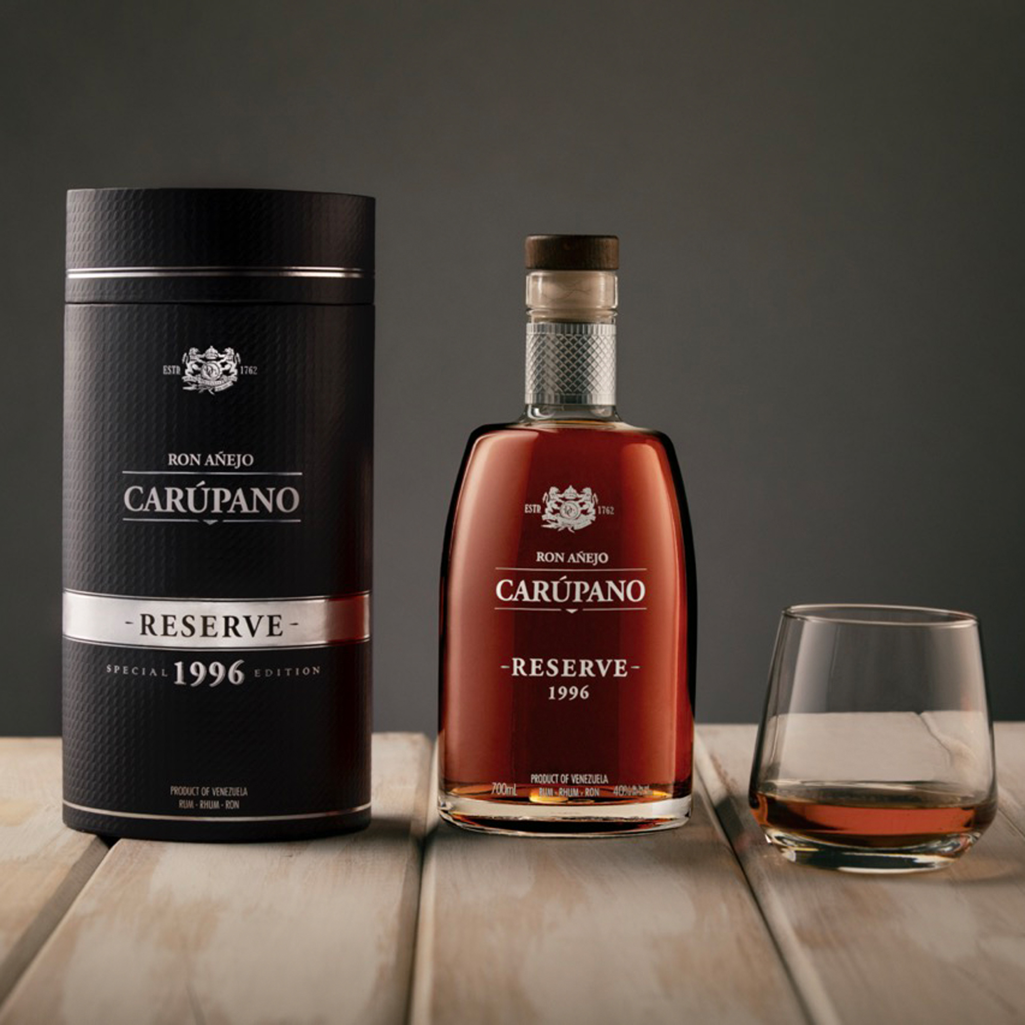 Ron Carupano - Reserve - 1996, 40% Vol. 0,7 ltr. XO-Rum aus Venezuela