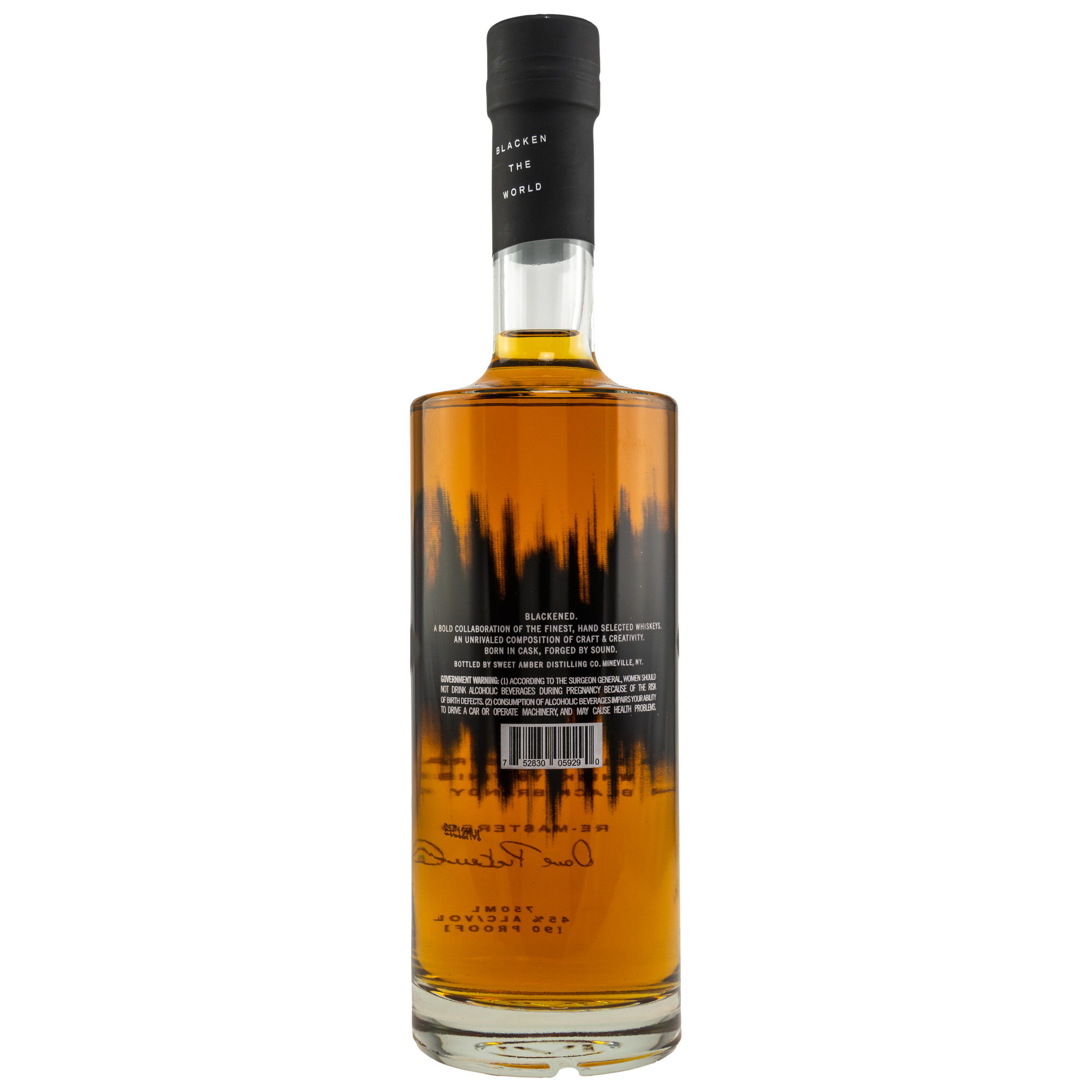 Blackened Whiskey by Metallica / 45% 0,7l / Blended Whiskey