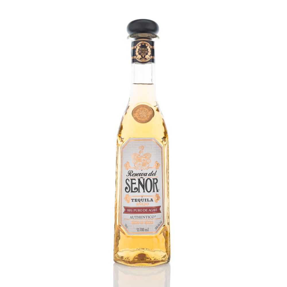 Tequila Set: Reserva del Senor Blanco, Reposado & Anejo 100% Agave Tequila, 38% Vol. 0,7 ltr.