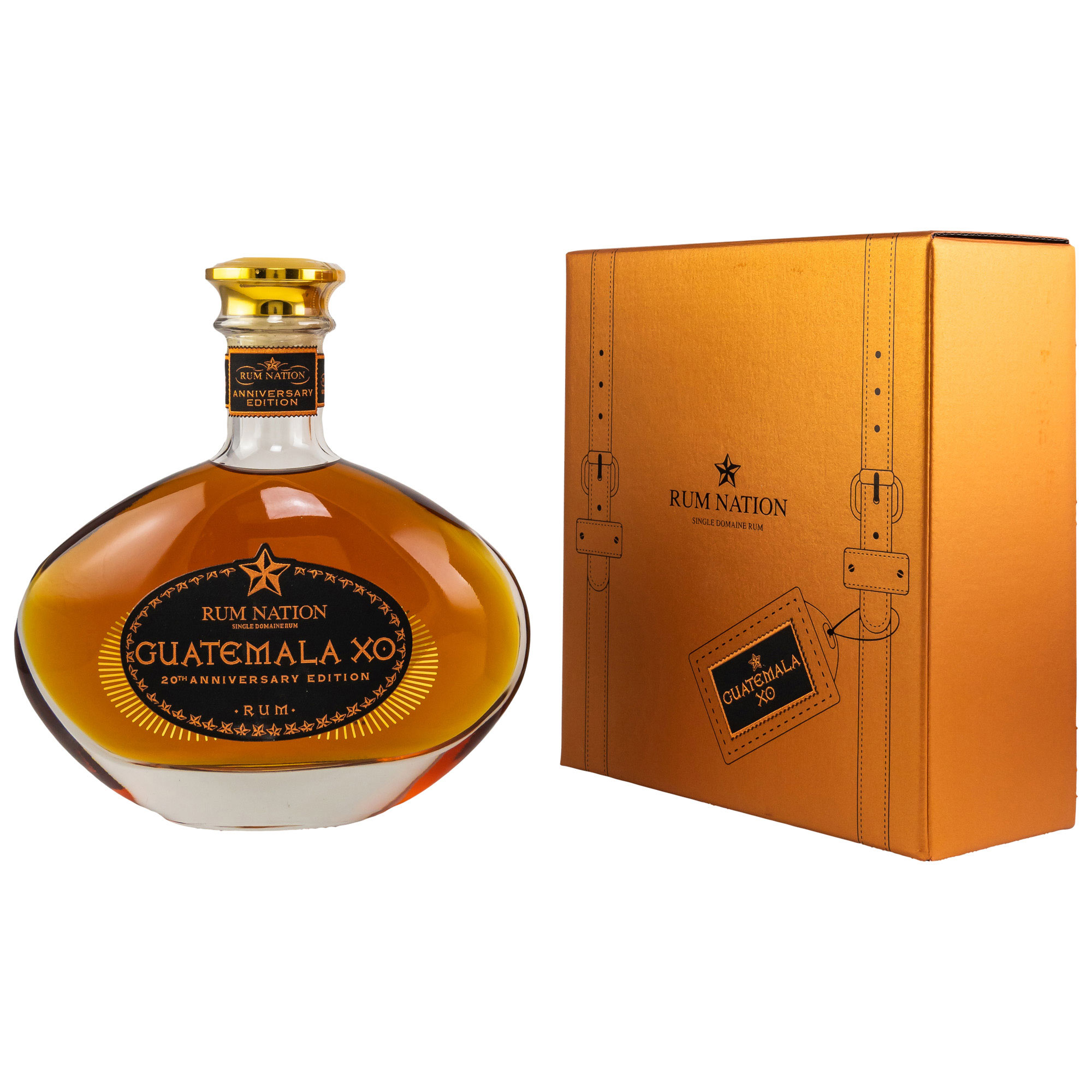 Rum Nation Guatemala XO 20th Anniversary Edition, 40% Vol. 0,7 ltr. Geschenkkarton