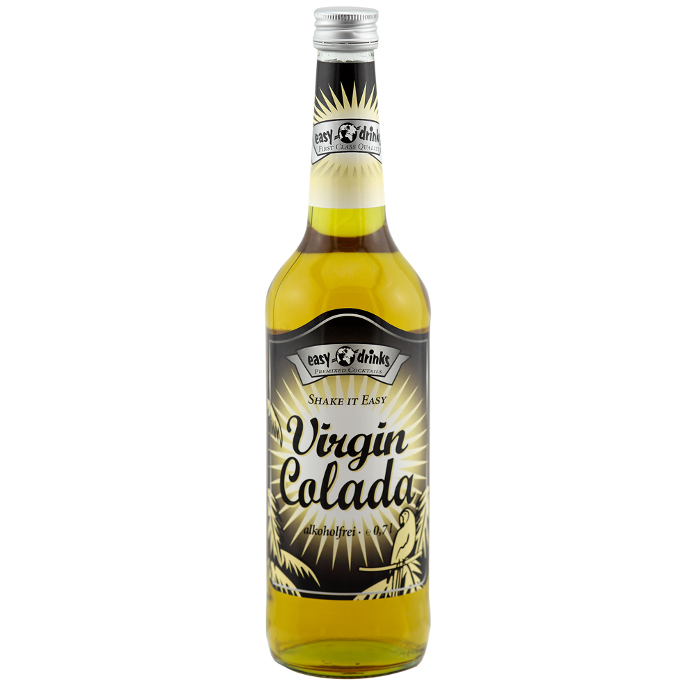 VIRGIN COLADA / Fertigcocktail / Pina Colada Alkoholfrei 0,7 ltr. / easy drinks