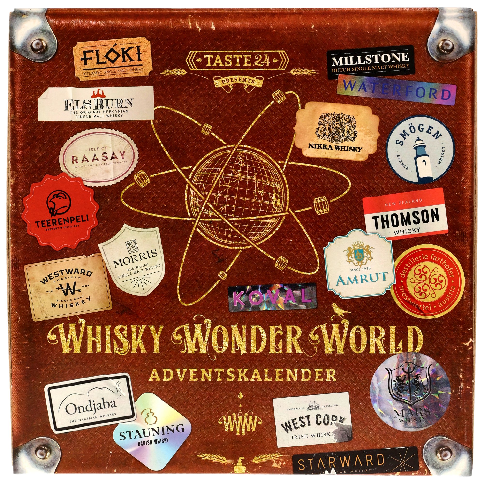 Whisky Wonder World Adventskalender 2024 / 46,5% / 24 x 20 ml. incl. Tasting Glas