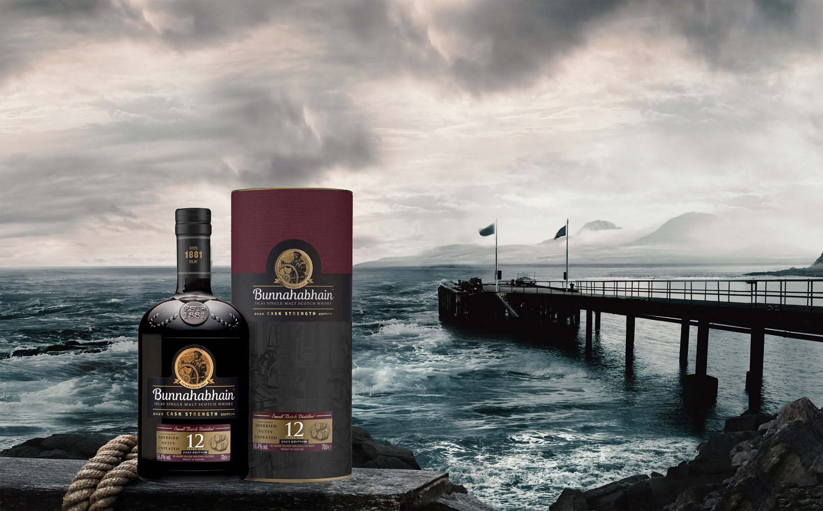 Bunnahabhain 12 Jahre / Cask Strength 2025 / 56,4% 0,7l / Islay Single Malt  