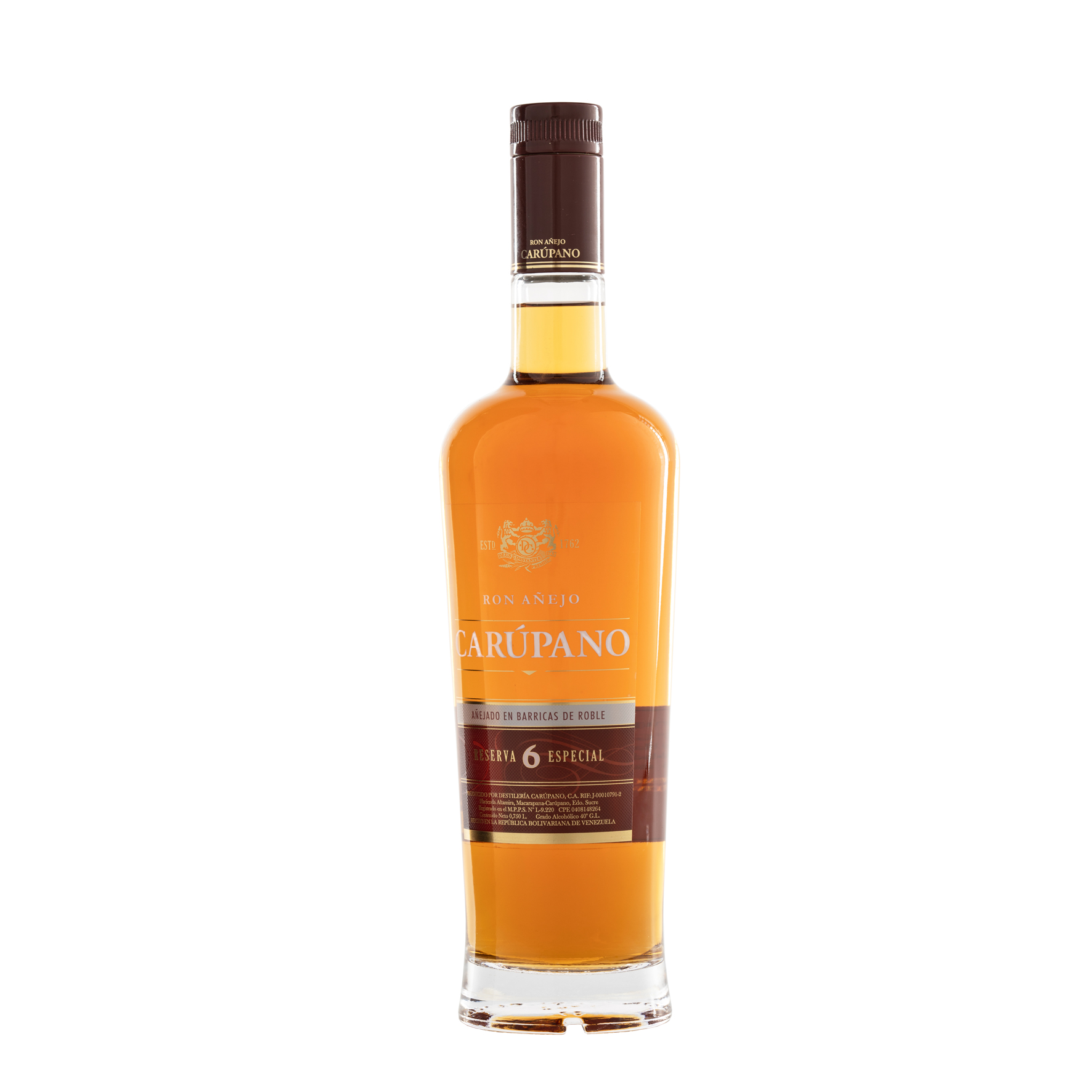 Ron Carupano Reserva 6 Jahre Especial 40% Vol. 0,7 ltr. Rum aus Venezuela 