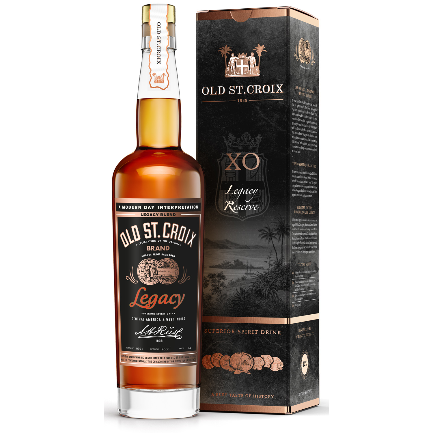 Old St. Croix XO Legacy (Rum-Basis) / 42% Vol. 0,7 ltr. 