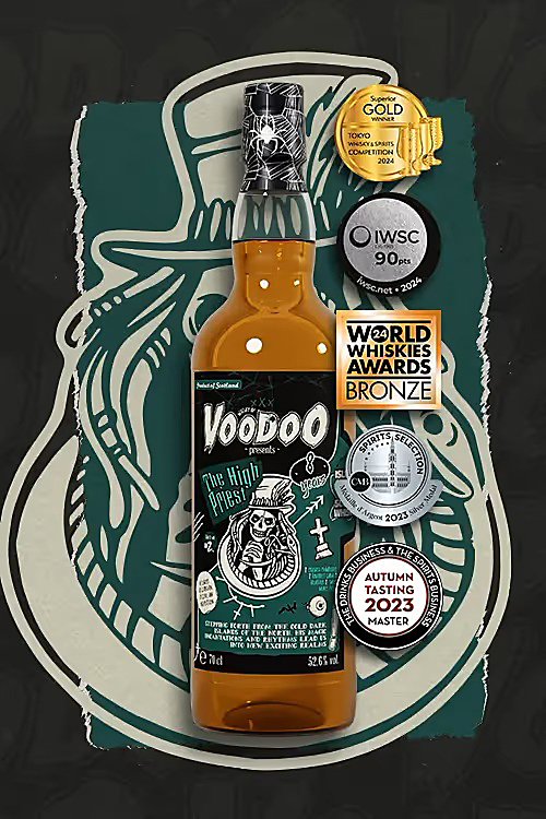 Whisky of Voodoo: The High Priest / 8Jahre Brave New Spirits (Whitlaw) / 52,6% 0,7l Island Single Malt