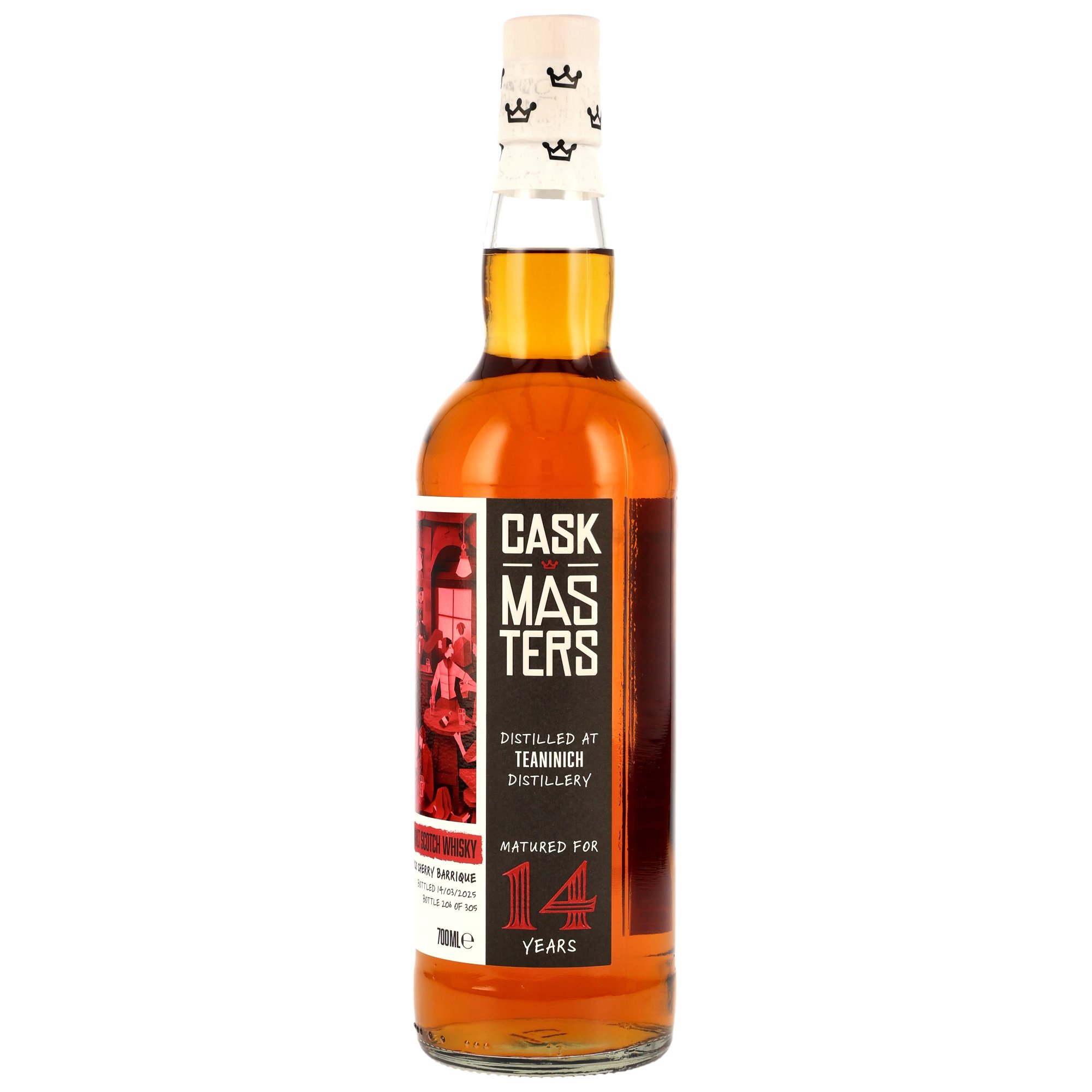 Teaninich 2010-2025 / 14Jahre 1st Fill Sherry Barrique #708907-2010 Cask Masters / Brave New Spirits / 51,2% 0,7l 
