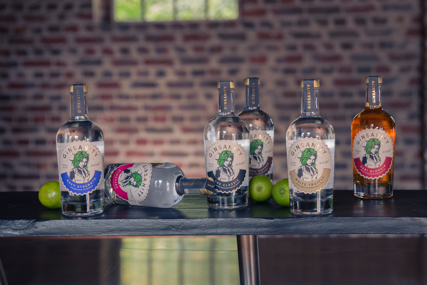 Ginsanity Himbeere Premium Dry Gin / 42,5% Vol. 0,5 ltr.