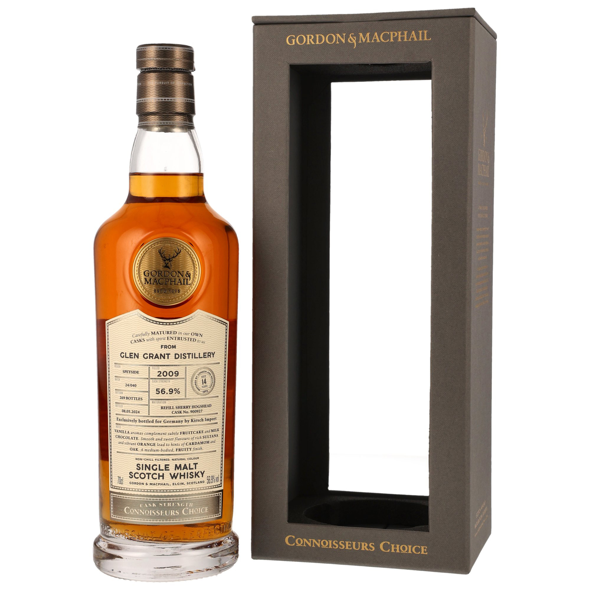 Glen Grant 14 Jahre 2009-2024 / 56,9% 0,7 ltr. /  Connoisseurs Choice #900927