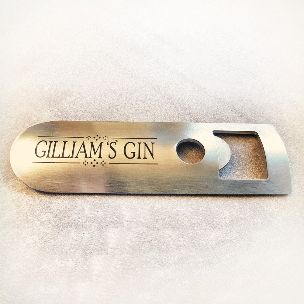 Gilliams Gin 0,5 ltr. + Glas + Flaschenöffner