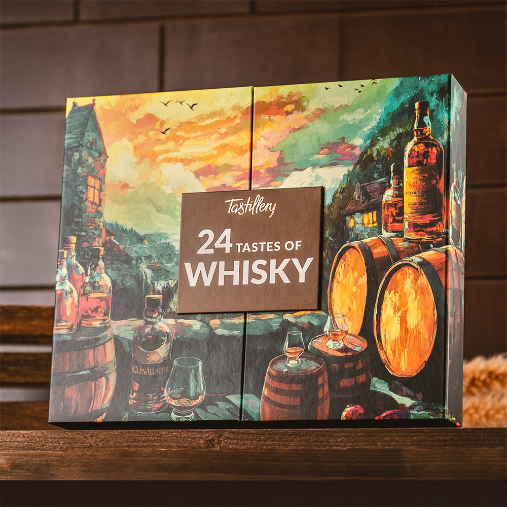 Whisky „24 Tastes“ Adventskalender Edition 2025 / 24 x 30 ml. / incl. Magazin 