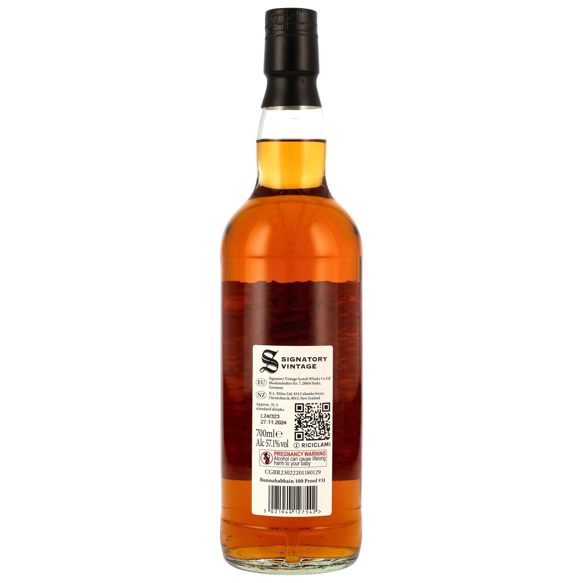 Bunnahabhain 2016-2024 / 8 Jahre / Signatory 100 Proof #31 / 57,1% 0,7l / Single Malt