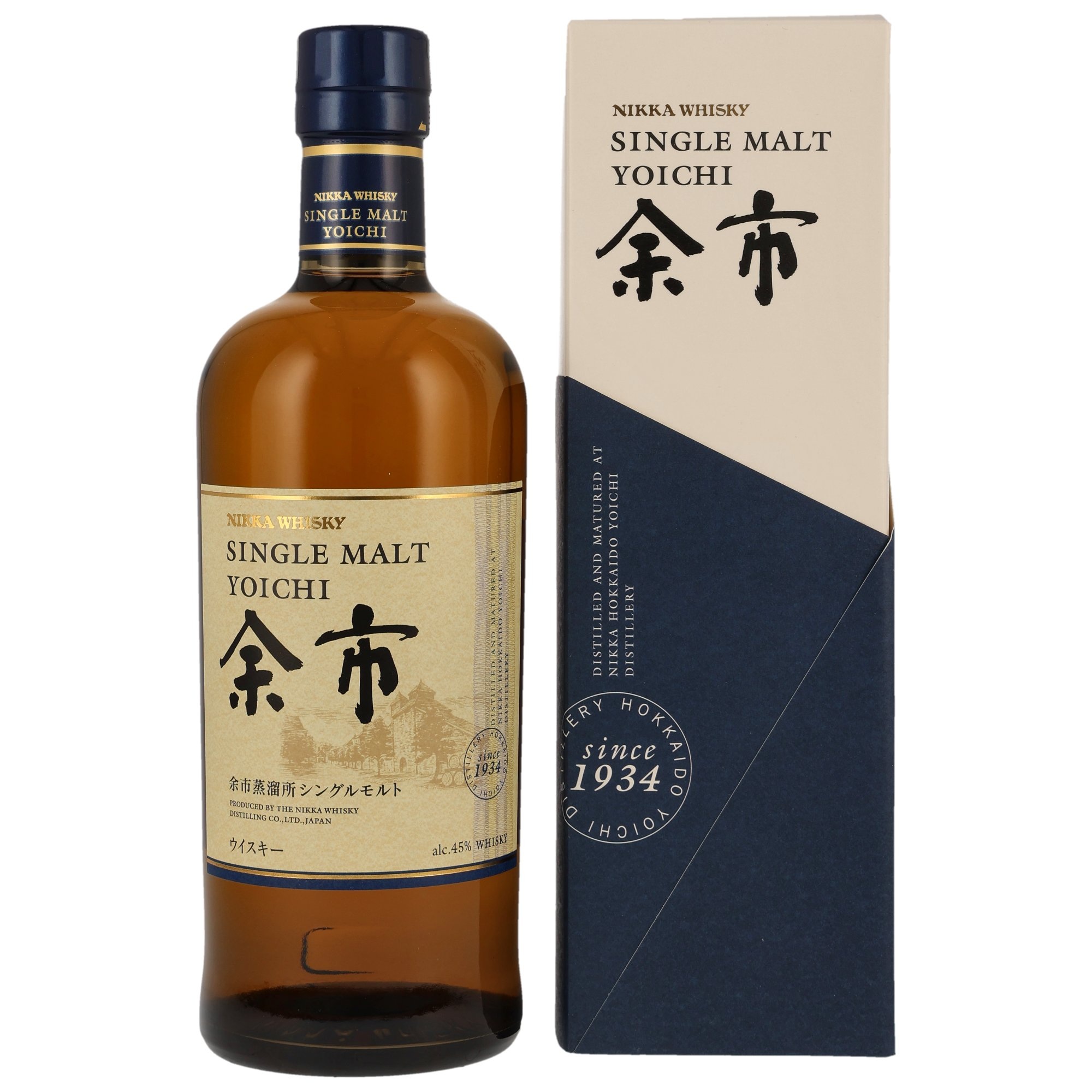 Nikka Yoichi Single Malt Whisky / 45% 0,5l / in Geschenkverpackung 