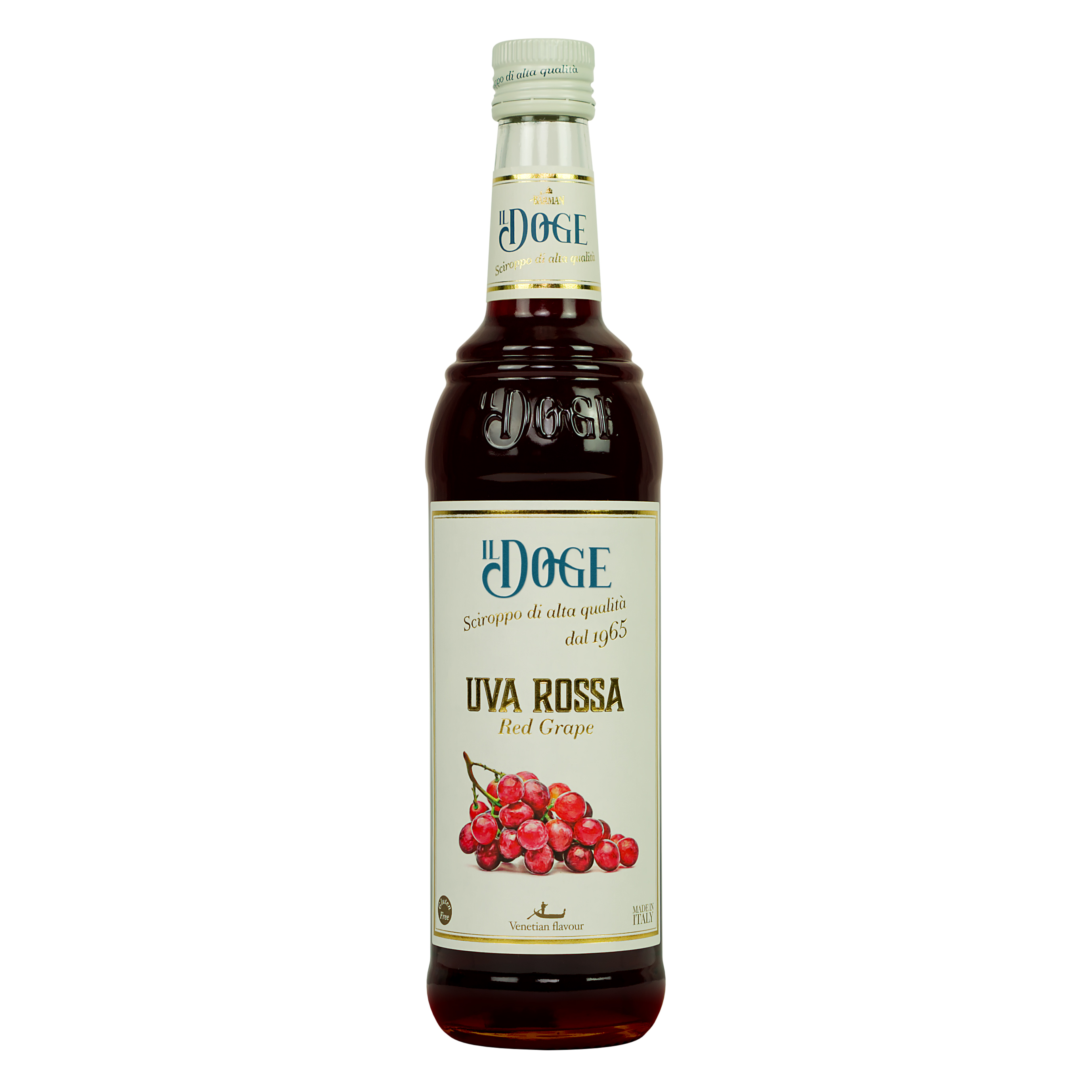 Il Doge Sirup Rote Traube / 0,7 ltr. Alkoholfrei / für Bar & Küche