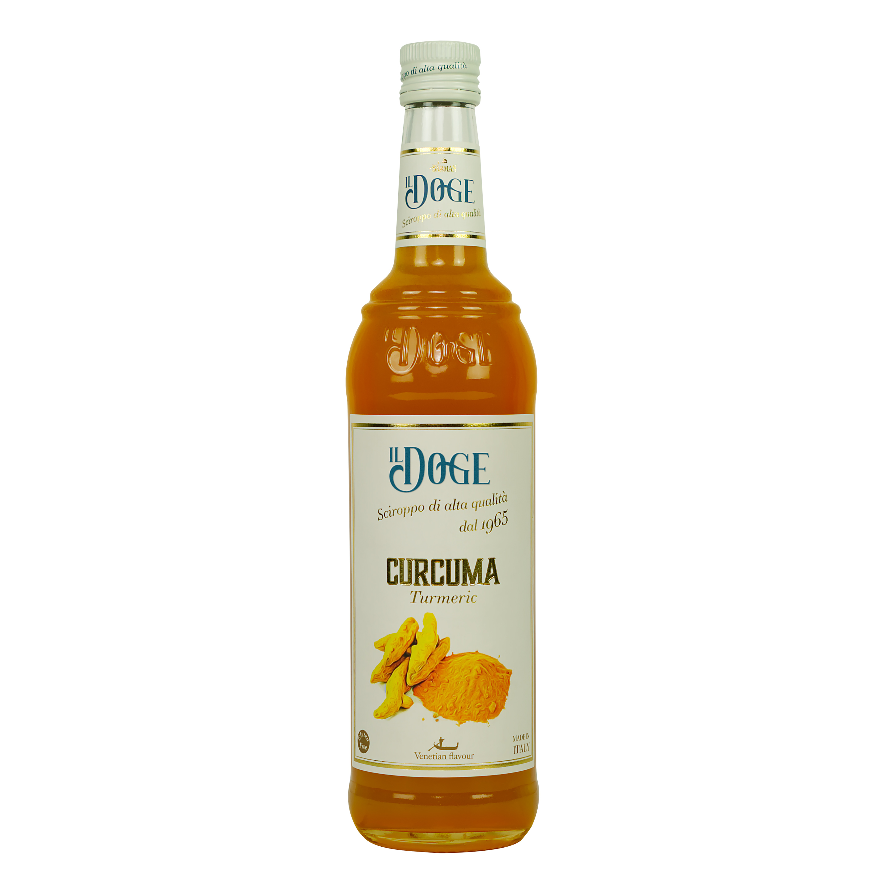 Il Doge Sirup Kurkuma - Curcuma / 0,7 ltr. Alkoholfrei / für Bar & Küche