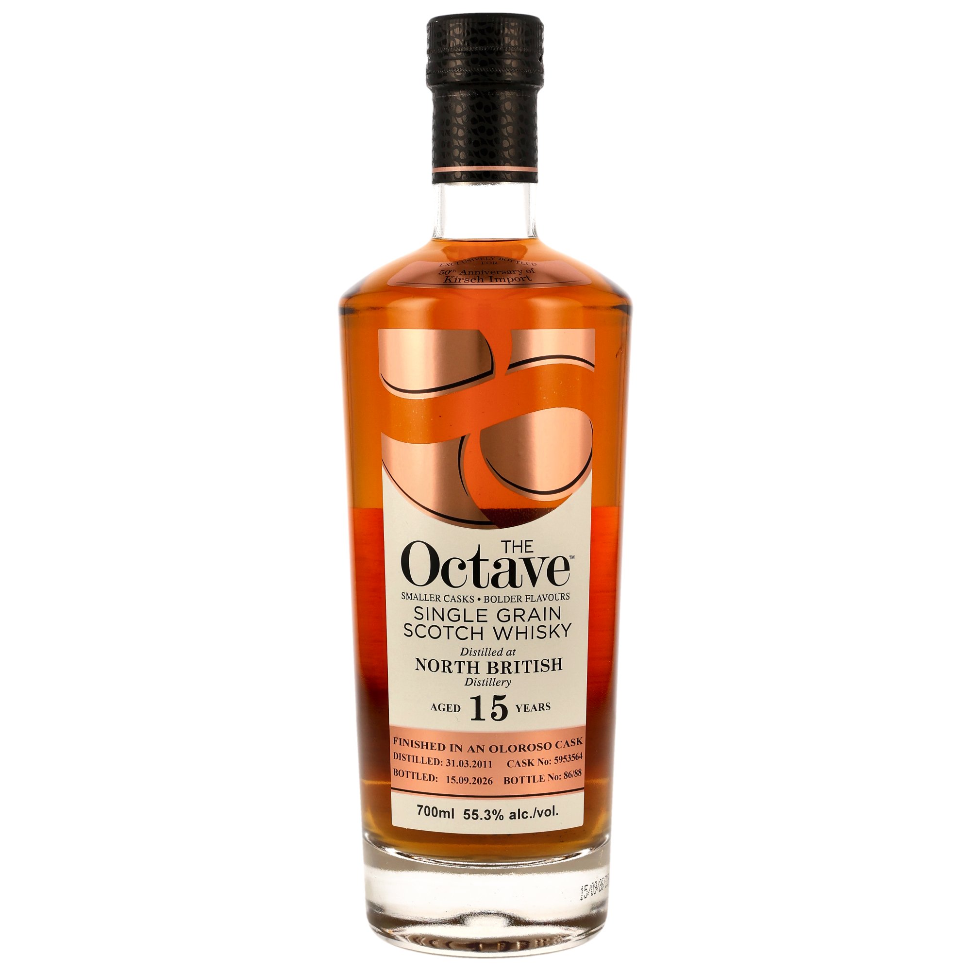 North British 15 Jahre (2011-2026) ??? Cask #5953564 / 55,3% 0,7l Duncan Taylor The Octave 50th Kirsch Anniversary