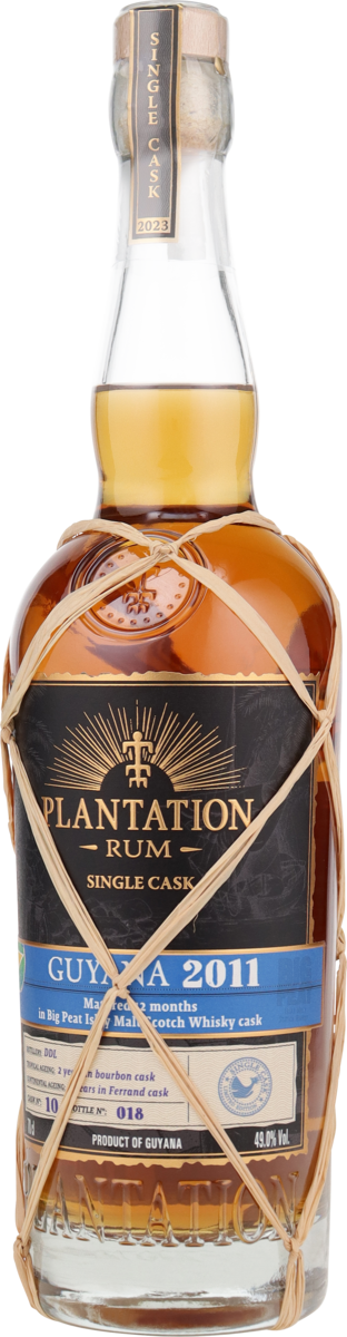 Plantation Guyana 2011 Big Peat Cask Finish / 49% Vol. 0,7 ltr.
