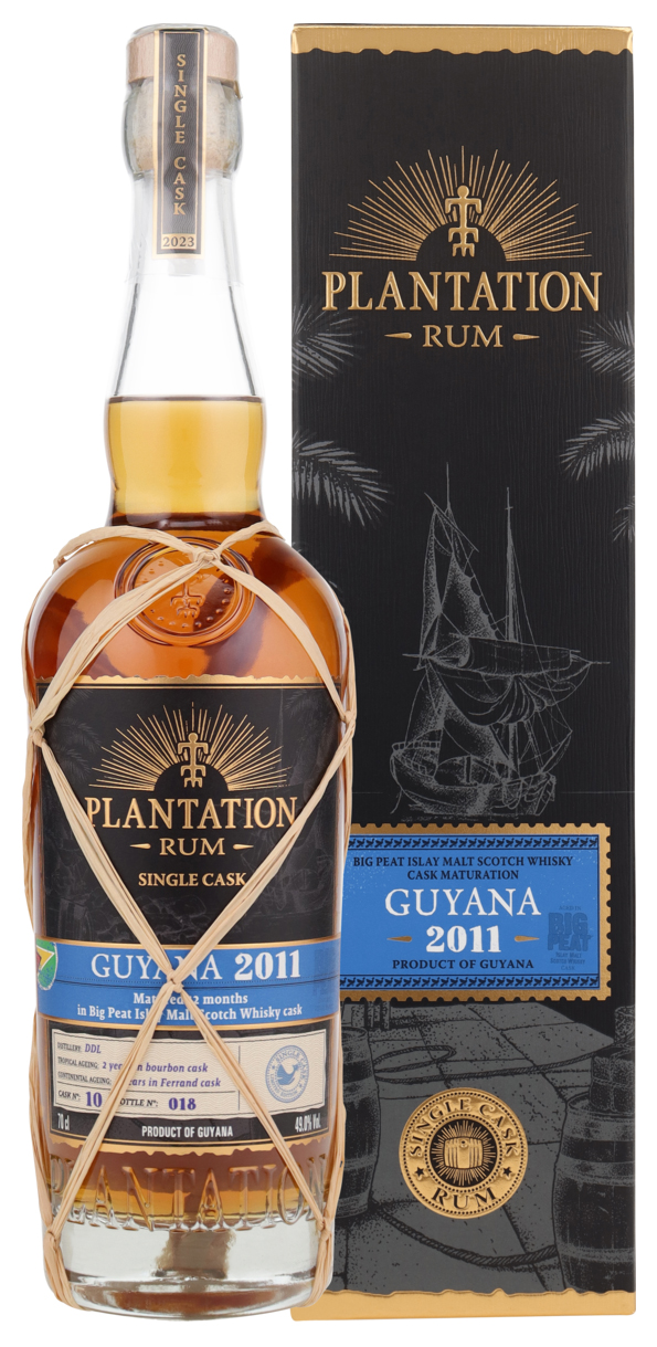 Plantation Guyana 2011 Big Peat Cask Finish / 49% Vol. 0,7 ltr.