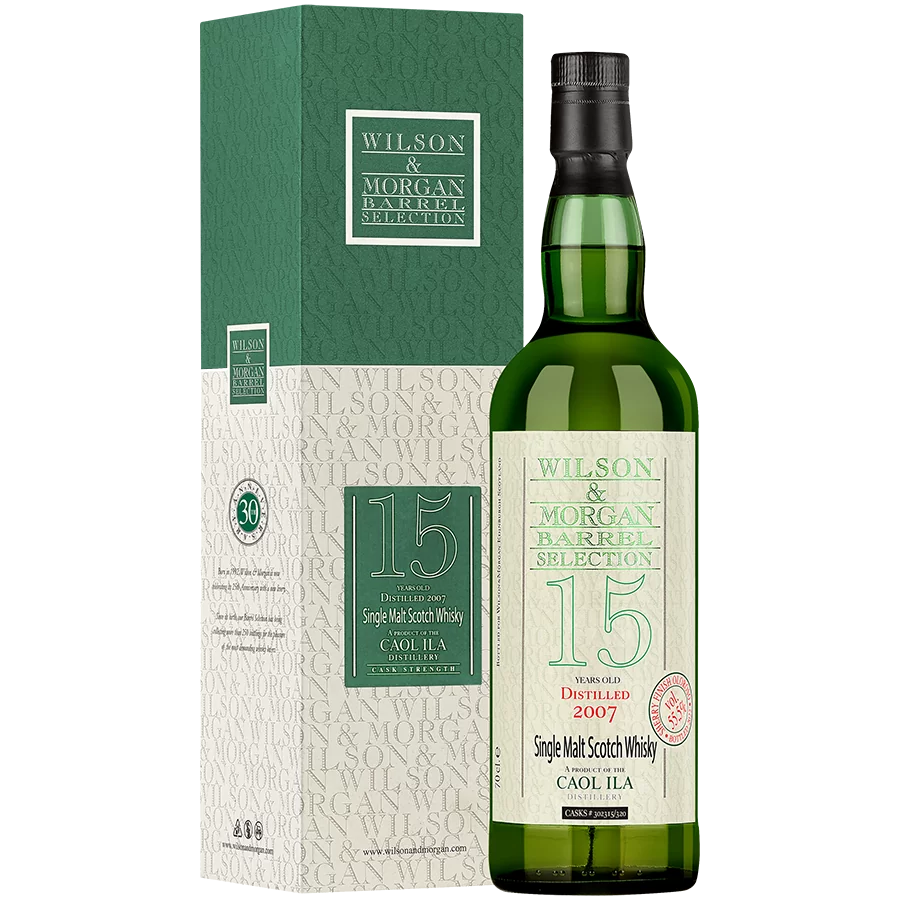 Caol Ila 15 Jahre 2007-22 Single Malt Whisky 55,5% 0,7 ltr. Wilson Morgan Cask Strength 